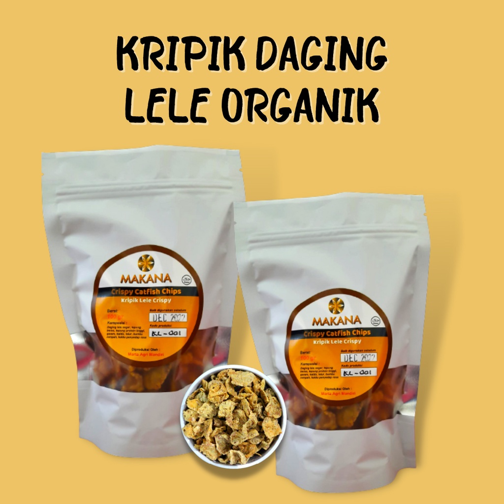 

KERIPIK DAGING LELE ORGANIK