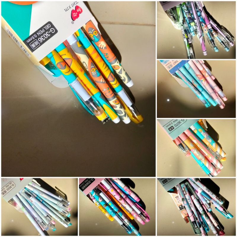 [12PCS] Pulpen Gel ZHIXIN FANCY