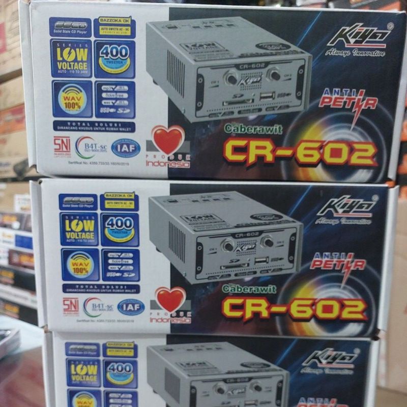 kiya cr602.ampli cabe rawit.ampli kiya cr602.cr602