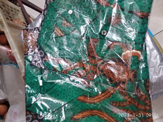 Batik Couple Keluarga Sania Ruffle Ori Ndoro Jowi Dnt Motif Tatantula Hijau