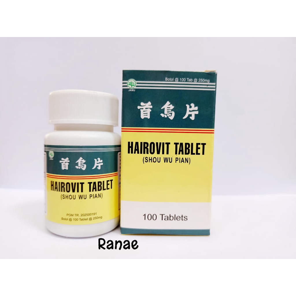 Hairovit Tablet Shou Wu Pian - Membantu Memelihara kesehatan Rambut