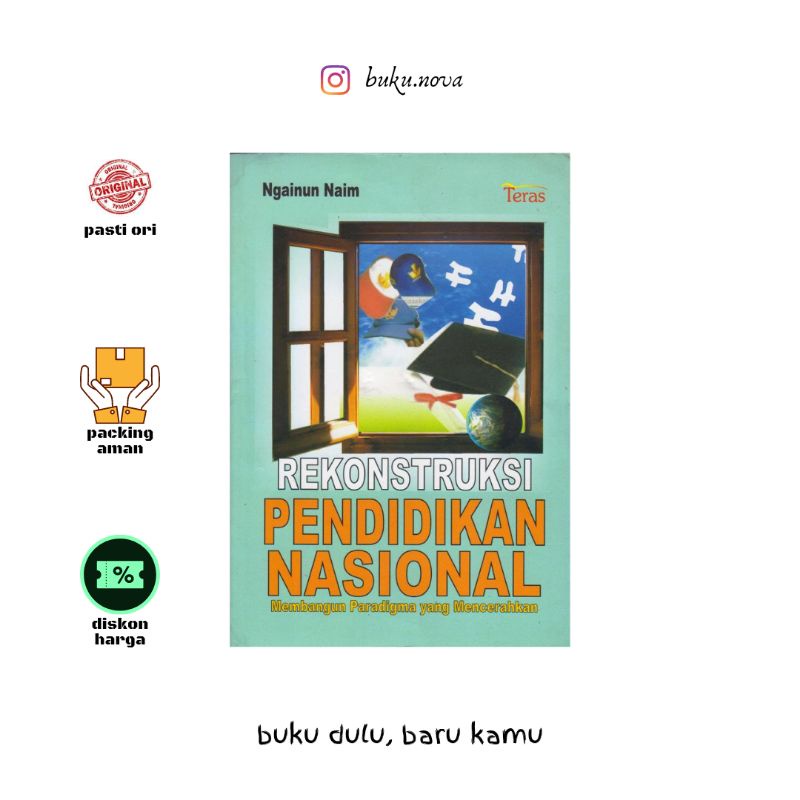 Buku Rekonstruksi Pendidikan Nasional : Membangun Paradigma yang Mencerahkan