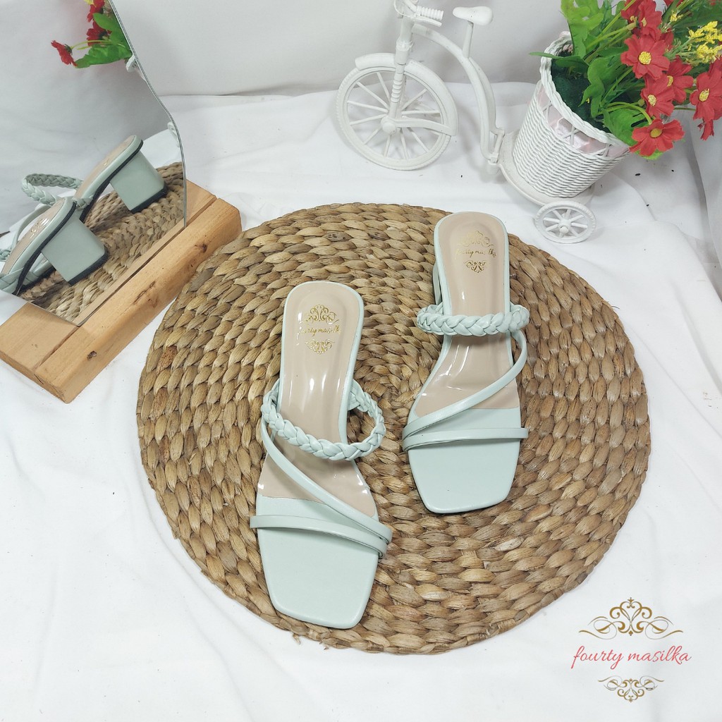 Sandal Heels Hak Tahu Wanita RHM SR-19