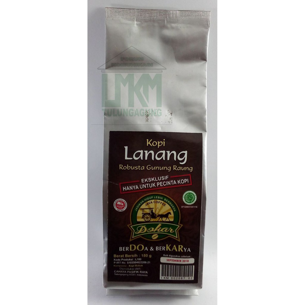 

Dokar Kopi Lanang 180g