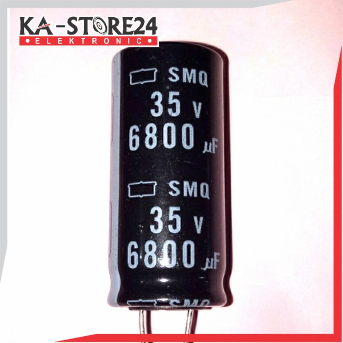 Elco 6800uf 35v 6800 mikro 35 volt SMQ Rubycon 105 Capasitor Kapasitor