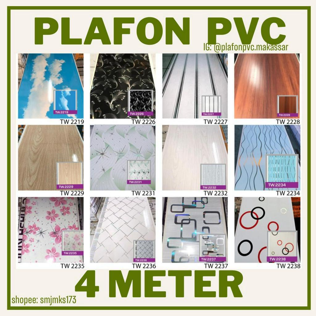 PLAFON PVC 4 METER MURAH BERKUALITAS PART 2