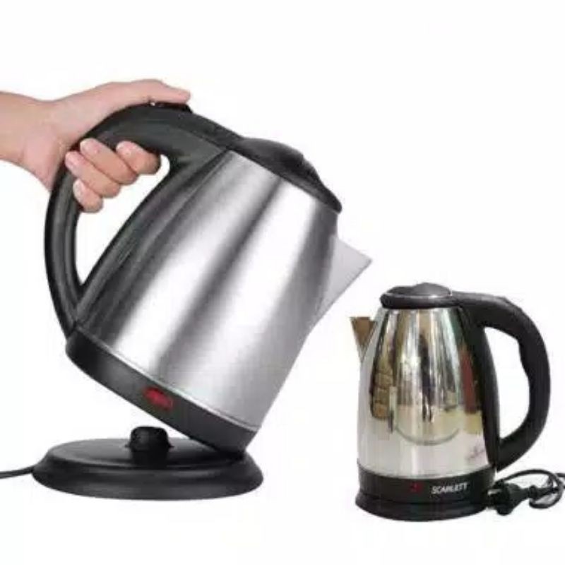 Teko Listrik 2L Stainless Steel - Teko Pemanas Air Otomatism - Kettle Air - Ketel Pemanas Air Listrik