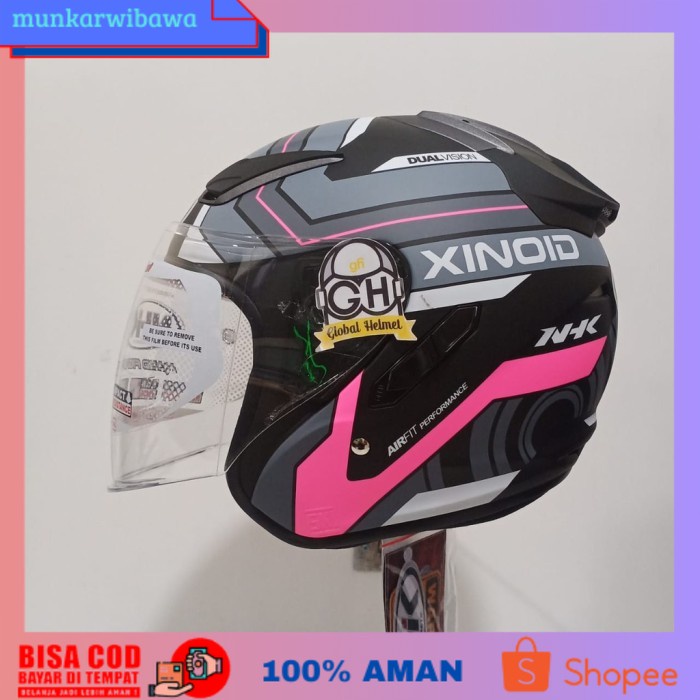 (BISA COD) SEPEDA MOTOR HELM & AKSESORIS PENGENDARA MOTOR HELM NHK R1 XINOID NHK