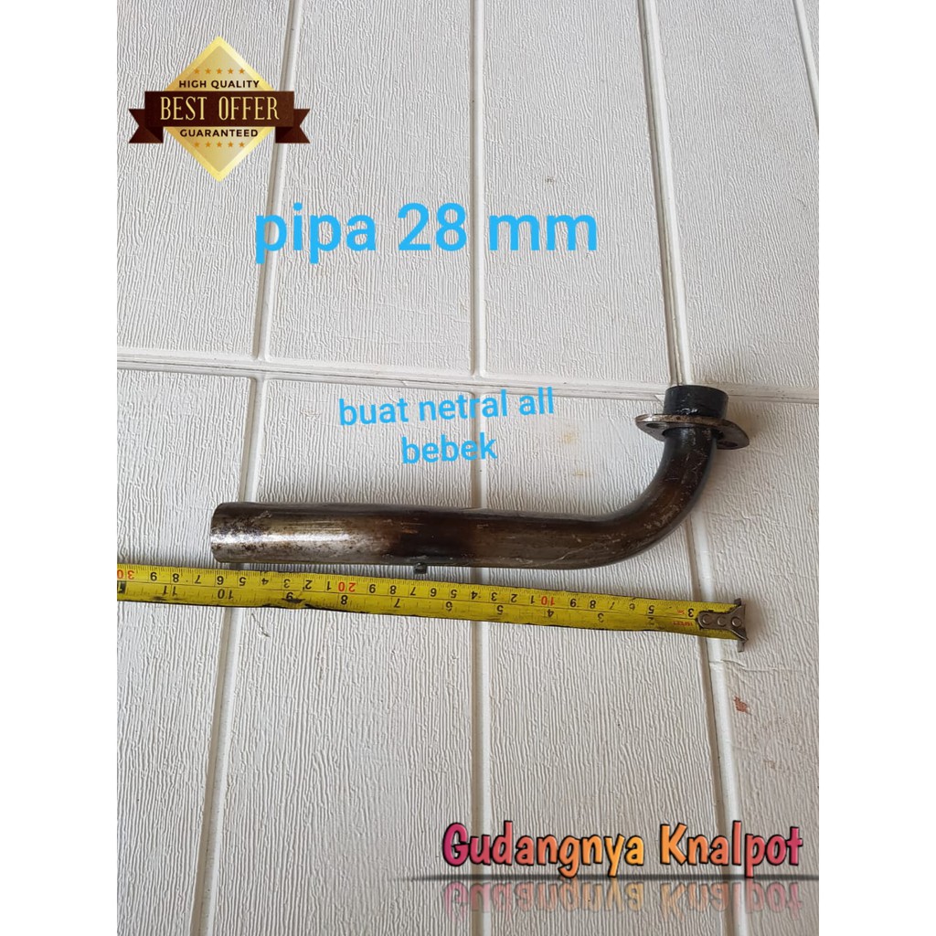 LEHER KNALPOT SAMBUNGAN SUPRA FIT NEW - SUPRA X 100 RACING