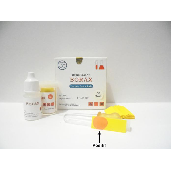Test Kit Bleng / Boron, Alat Untuk Menguji Kandungan Asam Borat H3Bo3