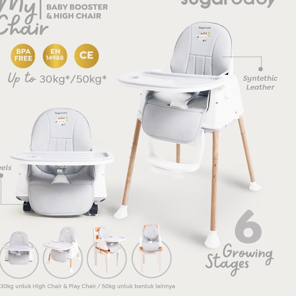 Modern Terlaris Sugar Baby My Chair Kursi Bayi Baby Booster High Chair 6 Growing Stages Shopee Indonesia