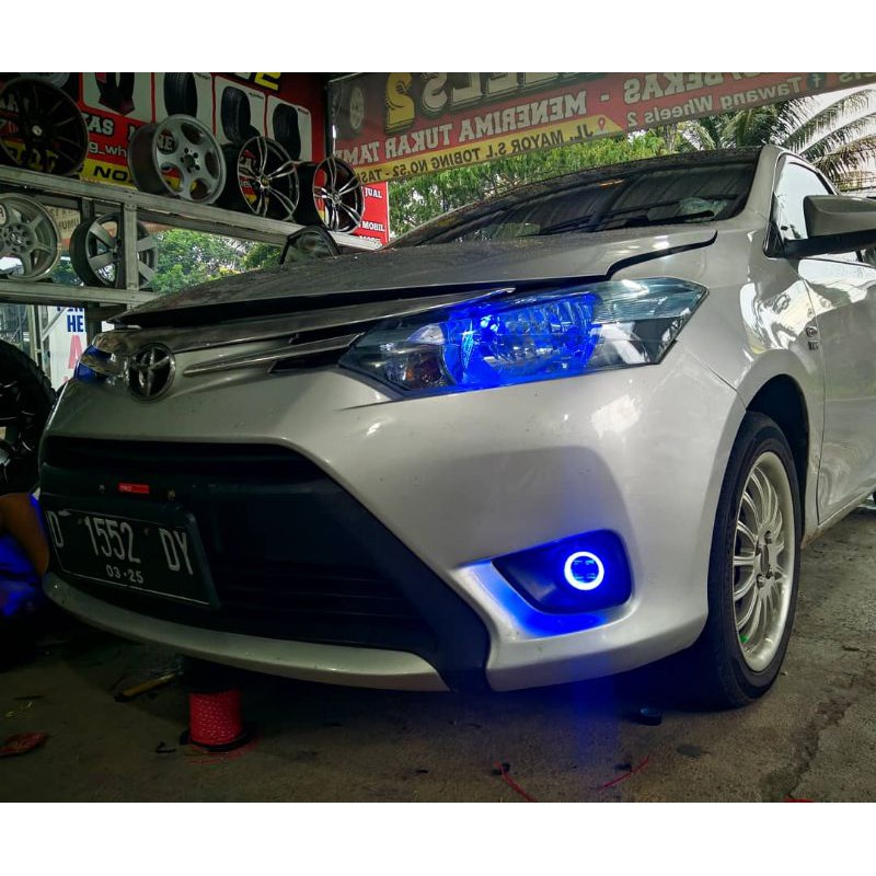 Lampu foglamp vios limo led foglamp angel eyes projector vios limo