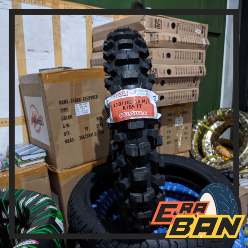 BAN LUAR KENDA MILLVILLE 2 K785 110 100 RING 18 TUBETYPE BAN PACUL CRF KLX KTM