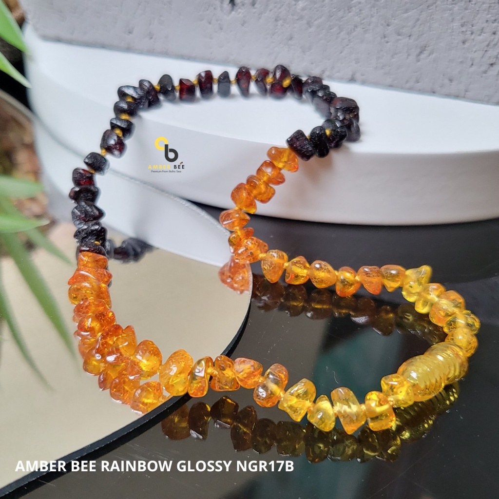 FREE Gelang - TERMURAH Kalung Amber Bayi &amp; Anak Amber Ori Baltic Premium by AMBER BEE