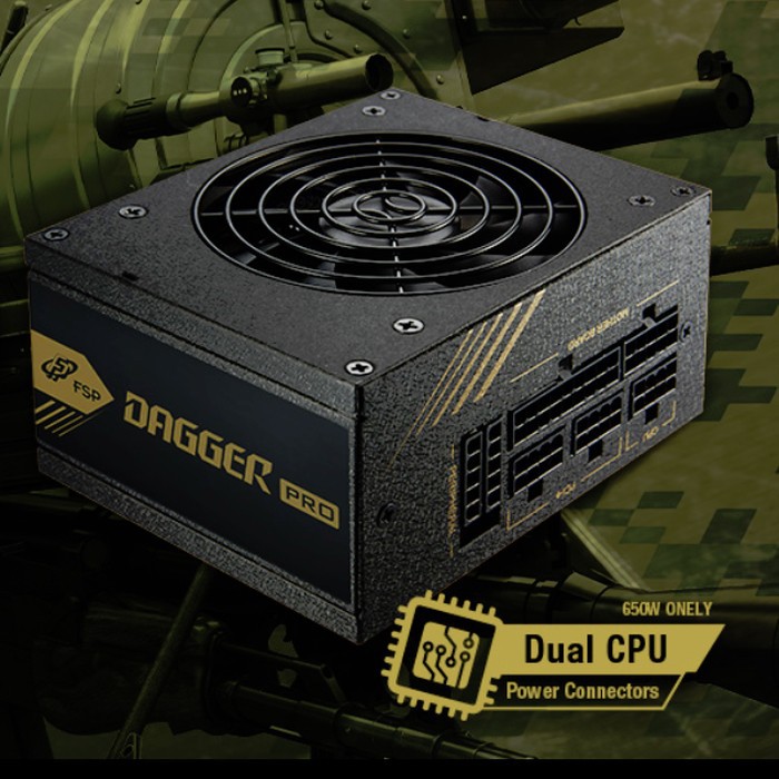 FSP SFX 650W DAGGER PRO - 650W 80+ GOLD MODULAR - SFX MINI ITX