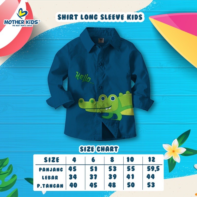 Kemeja Anak Kemeja Premium Gold Mother Kids