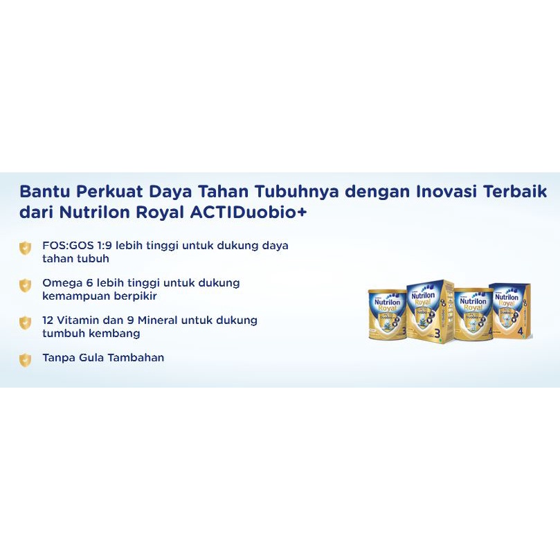 Susu Formula Anak Nutricia Nutrilon Royal 4 3+ 3-6 Tahun 400 gr Vanila