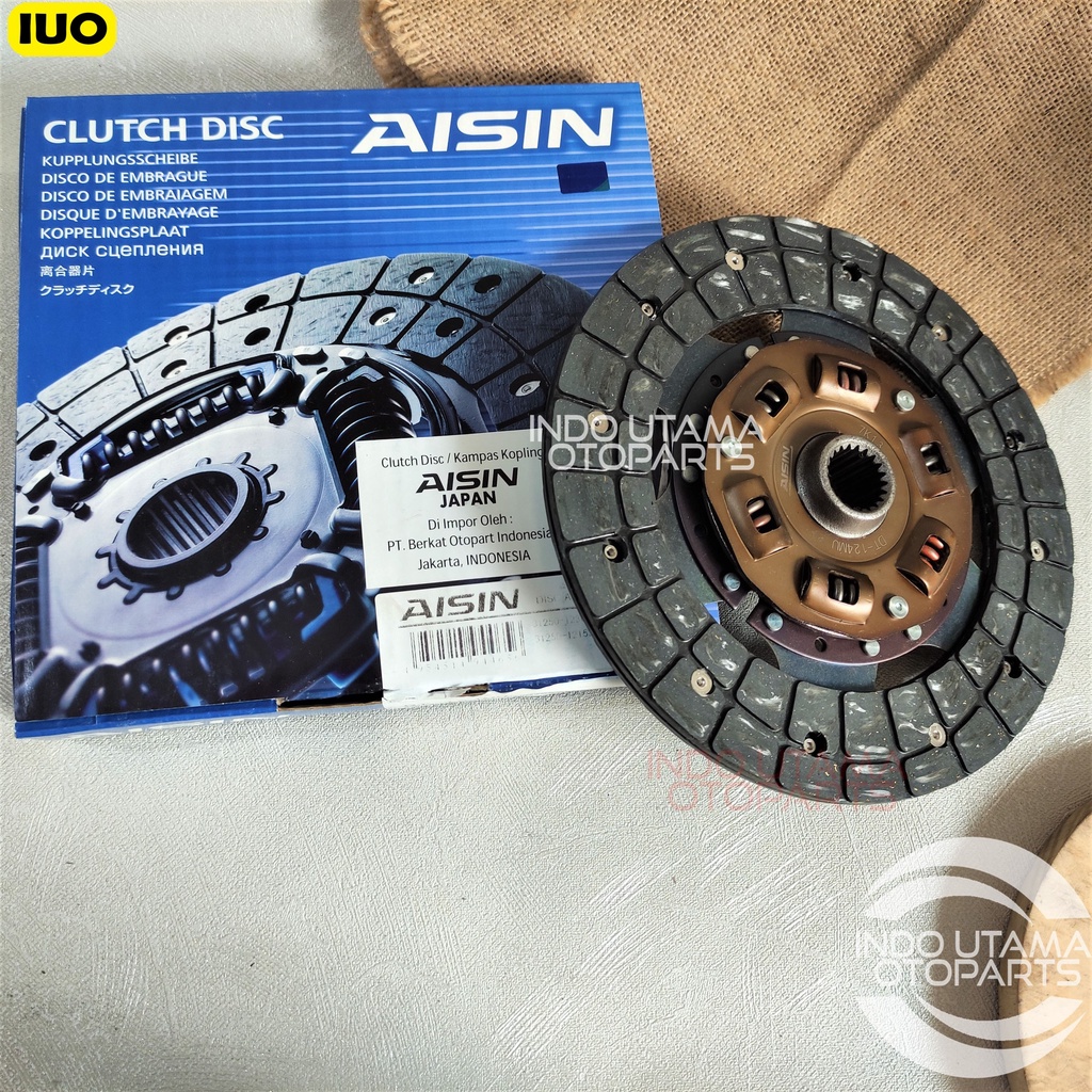 Clutch Disc Great Corolla Twincam Corona Plat Kopling AISIN DT-124U ORI