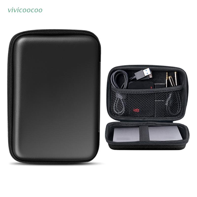 VIVI   Portable Hard EVA Case for Carrying Power Bank Charger USB Cable Battery External Carrying Lanyard Design