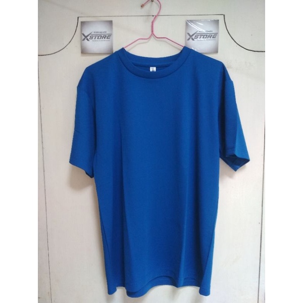 Kaos sport outdoor biru branded pl thrift preloved