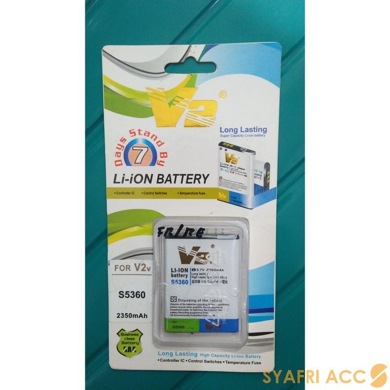 Battery Baterai Long Lasting V2 Samsung Galaxy Young S5360
