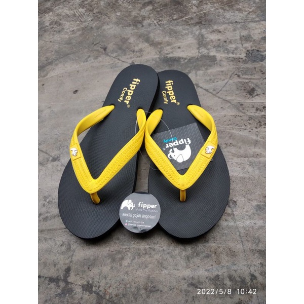 Fipper Comfy Black Yellow