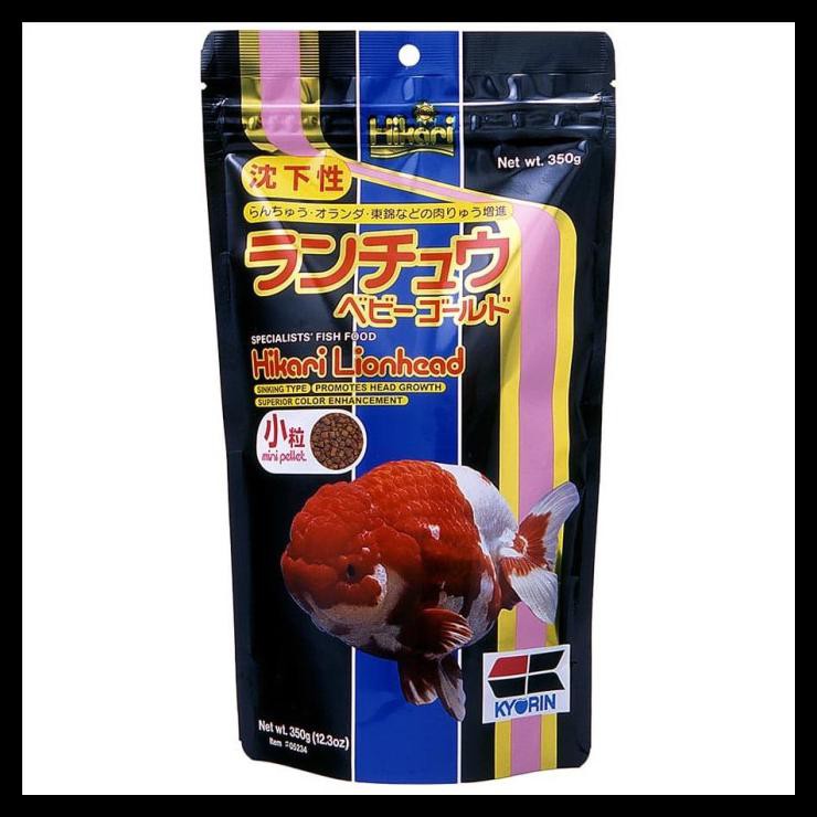 

BEST SELLER Hikari Lionhead Goldfish Food Sinking 350 gr. Makanan Ikan Maskoki