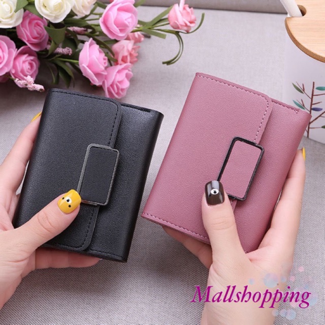 (COD) Dompet Lipat Wanita Women Wallet Fashion Korea MALL SHOPPING