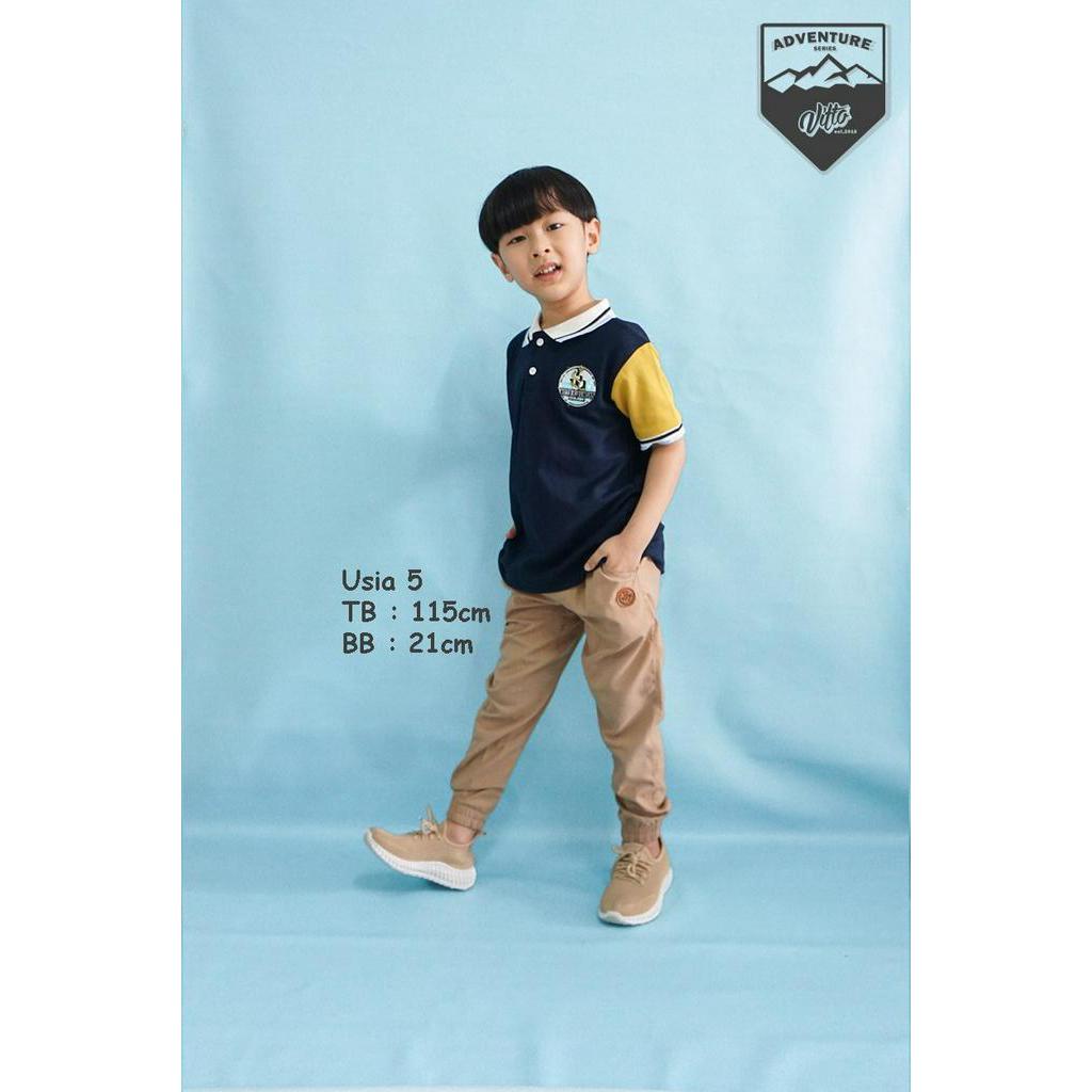 SETELAN ANAK LAKI-LAKI SHIRT ADVENTURE USIA 2-10 TAHUN