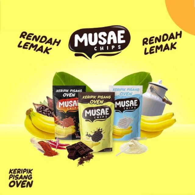 

Musae keripik pisang oven rendah lemak