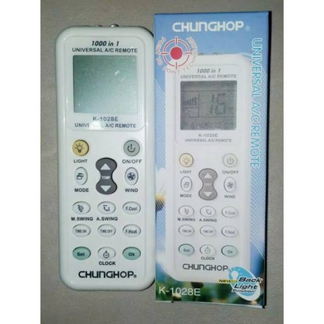 REMOTE REMOT AC MULTI UNIVERSAL K1028E ORIGINAL ASLI