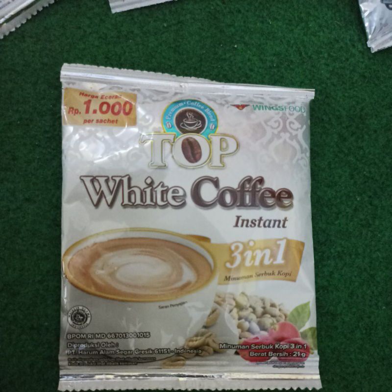 

top white coffee 1 sachet