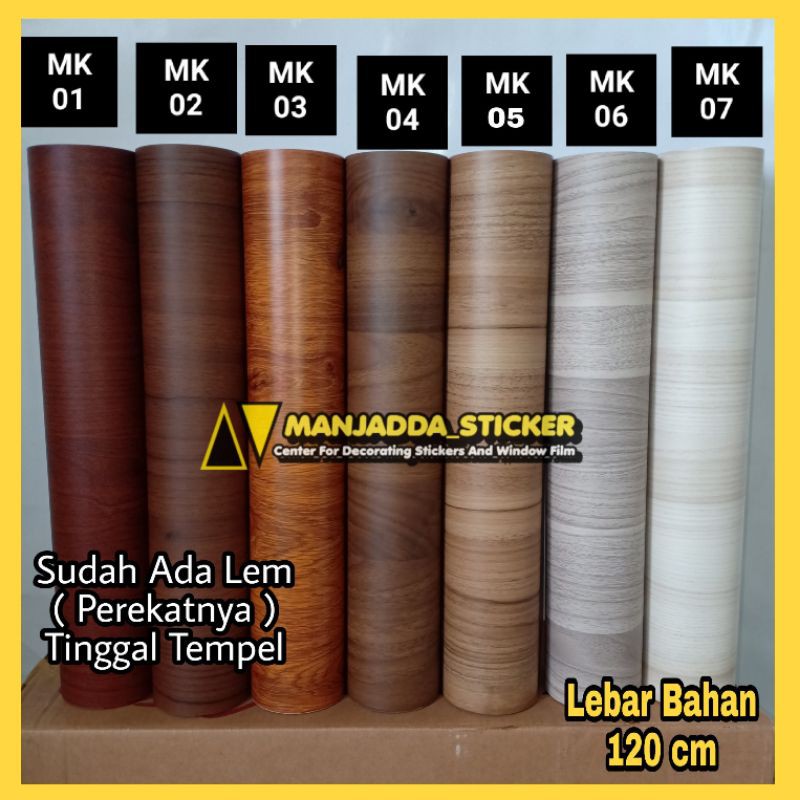 STIKER LEMARI KAYU STIKER LANTAI STIKER DINDING STIKER KAYU SERBAGUNA