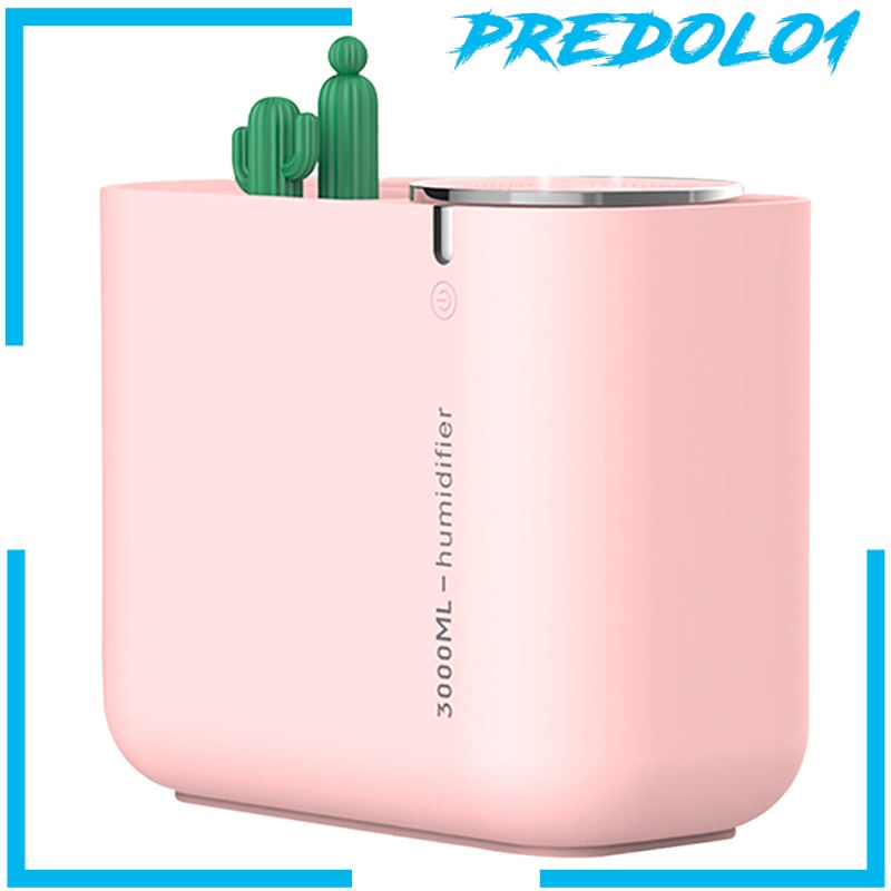 [PREDOLO1] 3000ML Ultrasonic Essential Oil Humidifier Diffuser Air Purifier Pink