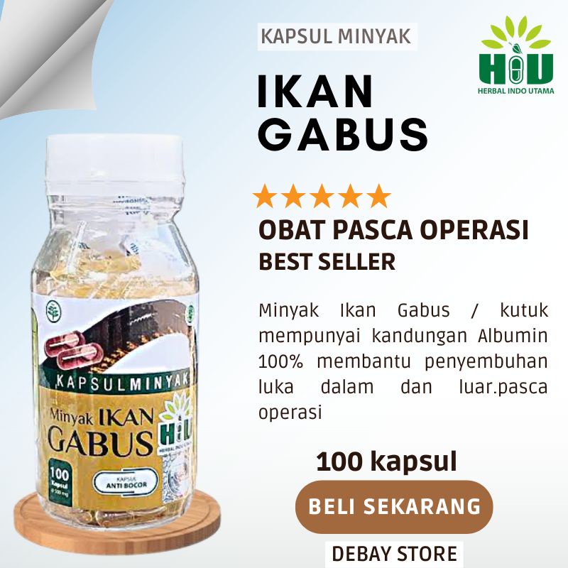 Minyak Ikan Kutuk/Gabus