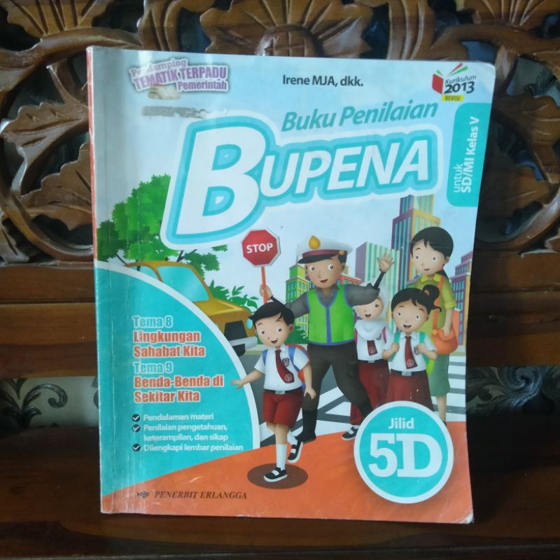 Preloved Buku BUPENA 5D Kelas 5 Edisi Revisi Kurikulum 2013. Buku Bekas
