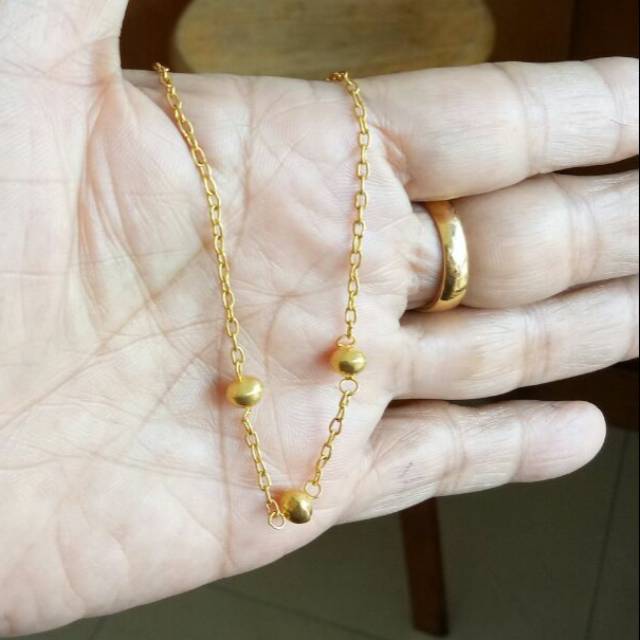 Model Kalung  Emas 3 Gram  24 Karat Gambar Aksesoris