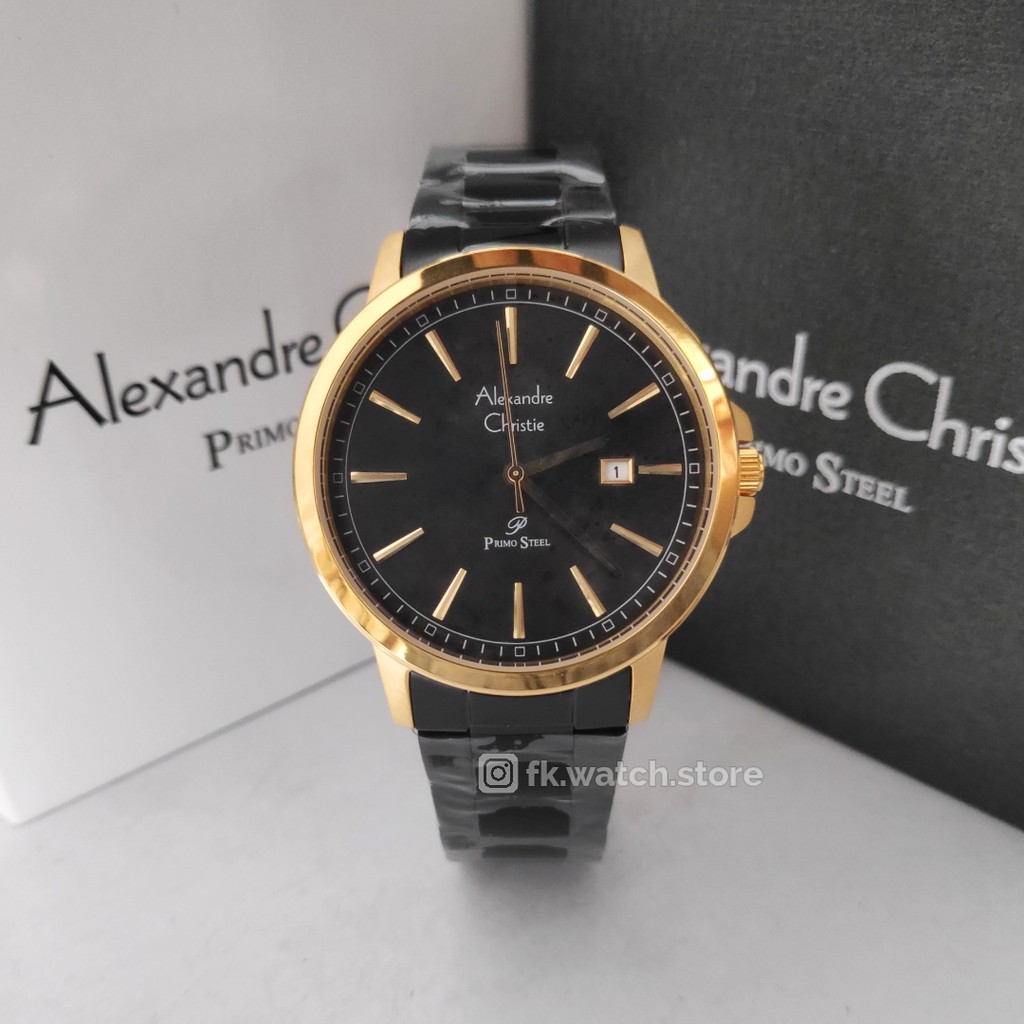 Alexandre Christie AC 1014 MD BEGGR / AC1014 Primo Steel Original Jam Tangan Pria Analog