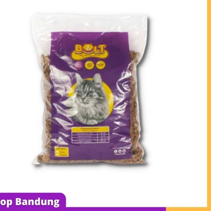 ☆ Petshop Bandung | BOLT 1 KG - Makanan Kering Kucing / Dry Cat Food ✮
