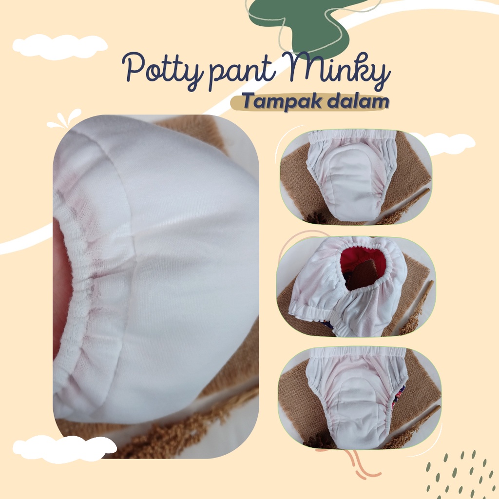 Ningrat Potty pant minky Training pants Celana latihan belajar lepas pampers anak