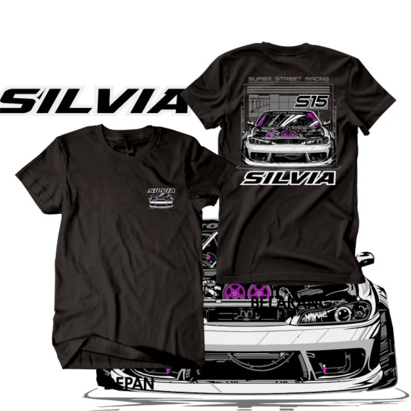 Kaos Mobil Nissan Silvia JDM Legend Kaos JDM kaos Mobil Kaos Mobil balap