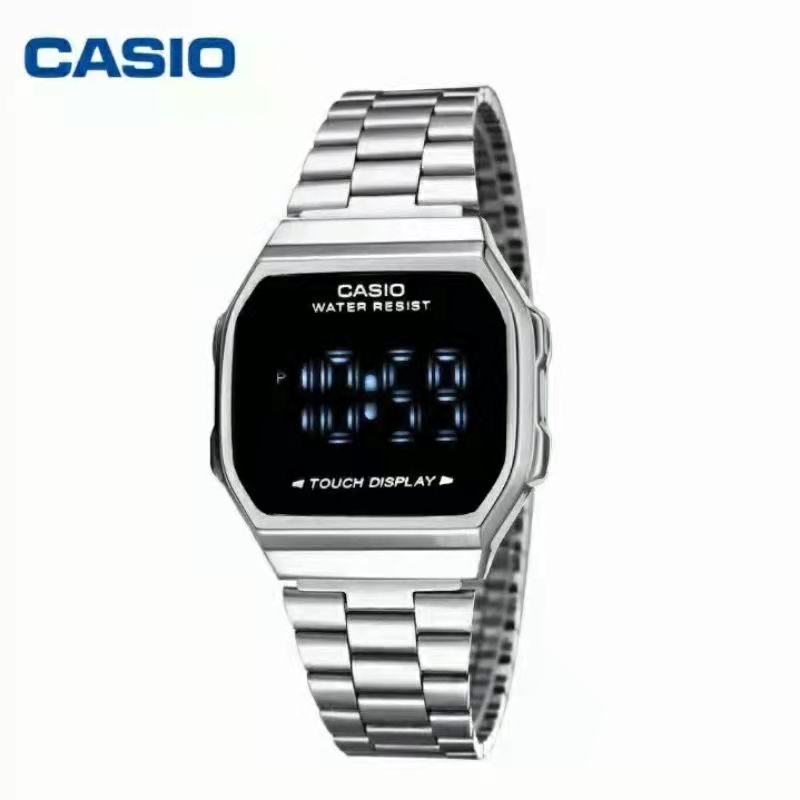 JAM TANGAN PRIA KEREN 2022 CASIO DIGITAL STAINLISS STEEL ANTI AIR A-168