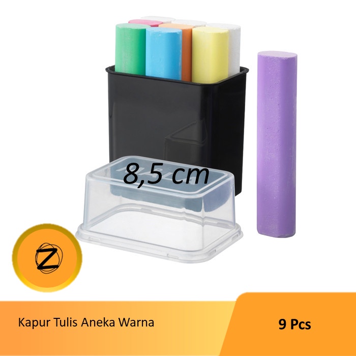 

Kapur Papan Tulis Anak Aneka Warna Premium Isi 9 Pc 8,5 cm