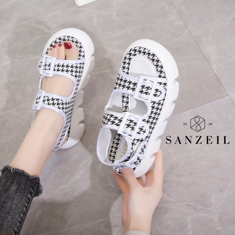 SG0120 syafniegalery Sanzeil Wawa Original Brand Wedges wanita import