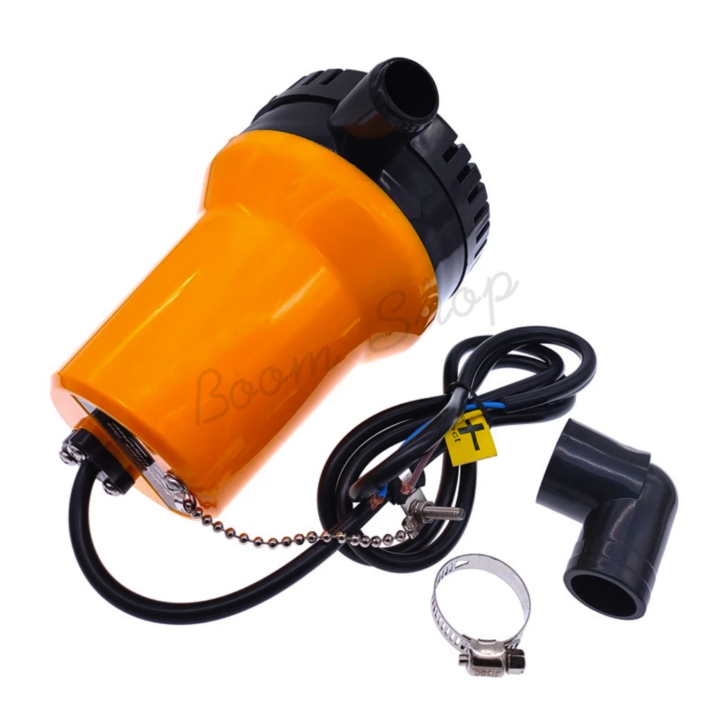 Pompa Celup Air Lambung Kapal Otomatis 1100gph12V Kumpa SUNSUN Pompa Air Submersible Water Bilge Pum