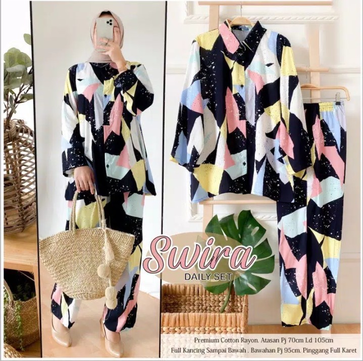 Terbaru Serut Genes Jelita Tunic Navbor Yelbor Whitbor Creambor Tunik Batik Modern Hrb030 Dolbi Dob