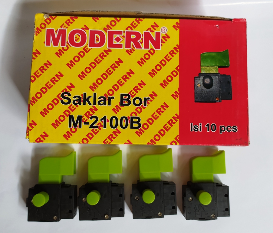 Saklar Bor Switch Bor Modern 10mm M2100B M 2100 B / JIZ10