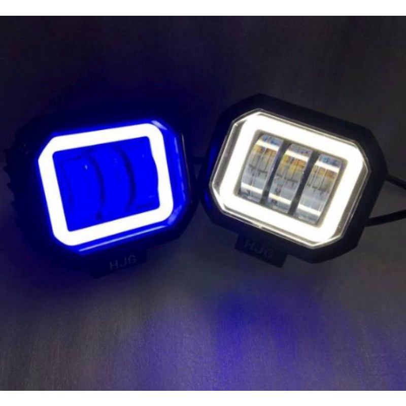 Jual Lampu Led Daymaker Mini Lensa Kotak Ae Biru Shopee Indonesia