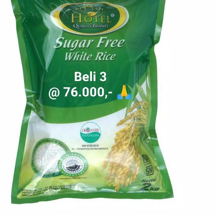 

☻ Sugar Free Beras Bebas Gula atau 2 Kg Ω