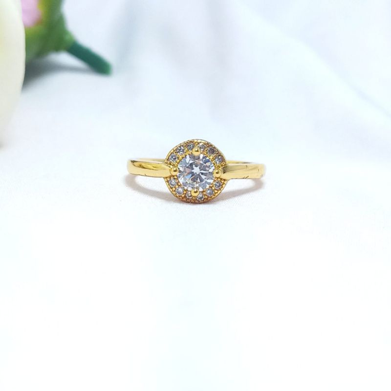 Cincin solitier cincin wanita cincin xuping cincin imitasi cincin murah cincin anti karat cincin fas